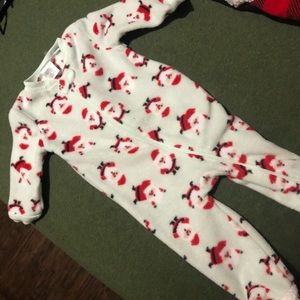 Baby pajamas santa claus